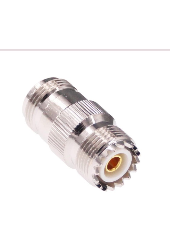 Photo 2 of 2pcs N Female to UHF Female SO-239 SO239 RF Coax Adapter N to UHF Coaxial Connector Adapter