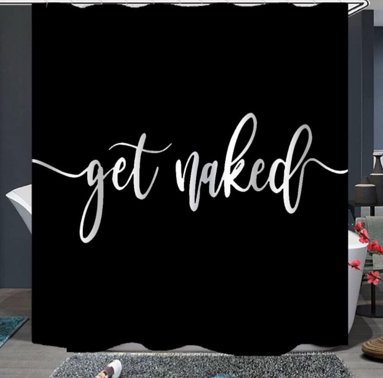 Photo 1 of Get Naked Curtain With Bathroom Fabric Shower Curtain Cute Staring Shot Furry Kitten View Darkness Mammal Muzzle Nature Formidable On Black Design Wool Curtains Durable Waterproof Bath Curtain Set with Hooks 72" x 78" 