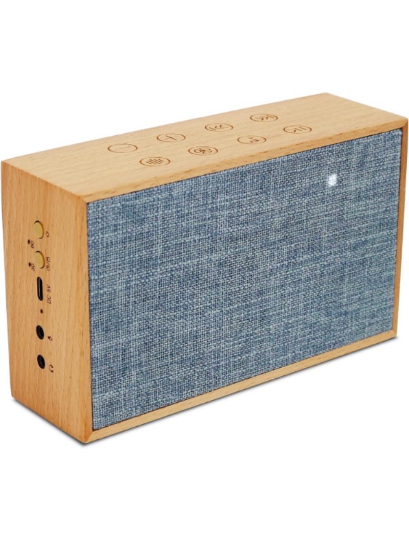 Photo 1 of Lexenic White Noise Machine, Wooden Sleep Sound Machine with 24 Hours Playtime, 6W HD Stereo Dual Speakers and Bass with 37 Non Looping Soothing Sleep Sounds Therapy for Baby Kids Adults