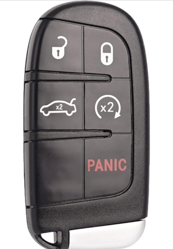 Photo 1 of Remote Key Fob Replacement Fits for Chrysler 200 2015 2016 2017 300 Dodge Charger Challenger 2019 2020 2021 Smart Proximity Keyless Entry Remote Control 68155687AB 4A Chip 68394191AA 68394195AA