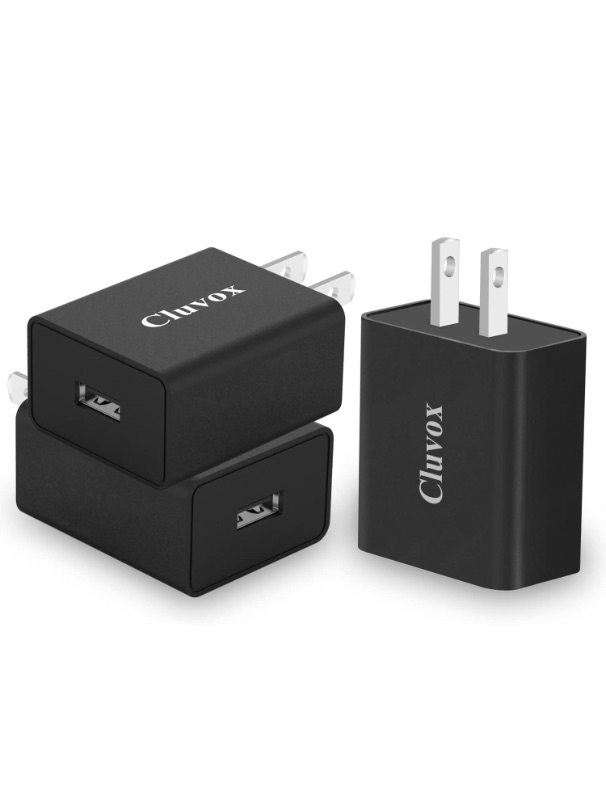 Photo 1 of Fast USB Wall Charger, 3Pack Rapid Phone Charger Compatible for iPhone Xs MAX/X/XR/8/7 Plus/iPad, 14/13/12/11 Pro/Max, Samsung Galaxy S23/522/S21/520/S10/S9/S8/S7/56 Single Port Travel Plug Adapter