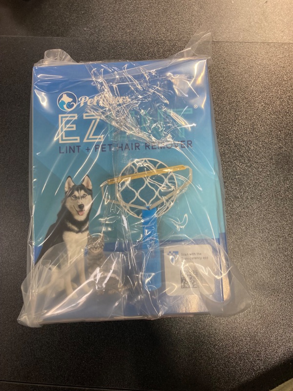 Photo 1 of  ****BUNDLE PACK OF 2****Pet Lovers EzLint Pet Hair Remover - Reusable Dog and Cat Fur Removal Tool, Portable Carpet Scraper & Rake for Couches, Furniture, Rugs, Mats, and Clothes Blue
