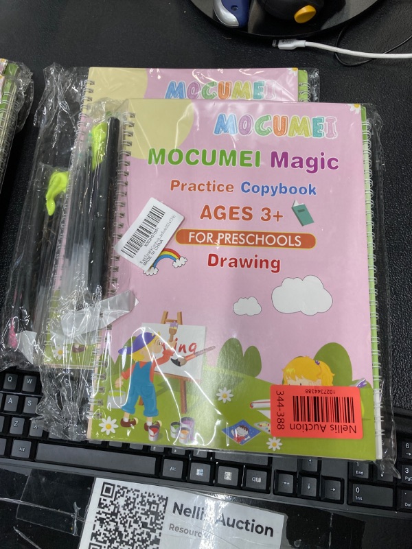 Photo 1 of MOCUMEI Magic Reusable Copybook for Kids-Practice Copybook for Age 3-5 Calligraphy Simple Hand Lettering-Reusable Writing Practice Book(10.3 x 7.3 in)
**2 Pack**