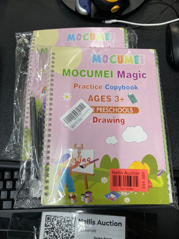 Photo 2 of MOCUMEI Magic Reusable Copybook for Kids-Practice Copybook for Age 3-5 Calligraphy Simple Hand Lettering-Reusable Writing Practice Book(10.3 x 7.3 in)
2 Pack