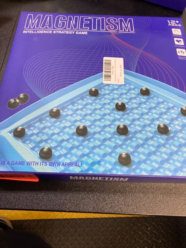 Photo 1 of Magnet Game?Magnetic Chess Game, Magnetic Chess Board Magnetic Stones Game with Penalty Disc, Magnet Board Game, Magnetic Chess Strategy Game, Family Party Games for Kids and Adults