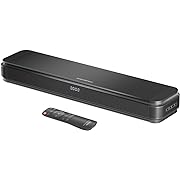 Photo 1 of 2.1ch 80W Sound Bar for TV with Dolby Audio and Built-in Subwoofer, Bluetooth TV Speaker Soundbar with HDMI-ARC and Optical Connectivity, Enhanced Clarity and Balanced Bass, Black