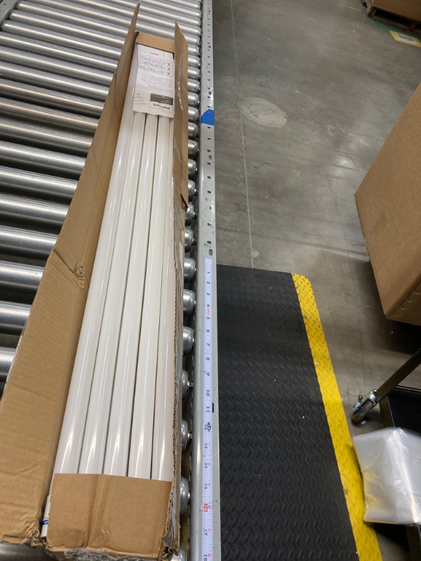 Photo 1 of Philips LED InstantFit Dimmable 4-Foot T8 Tube Light Bulb, 2100-Lumen, Daylight (5000K), 13W=32W, Medium Bi-Pin G13 Base, 10-Pack 32-Watt-Equivalent