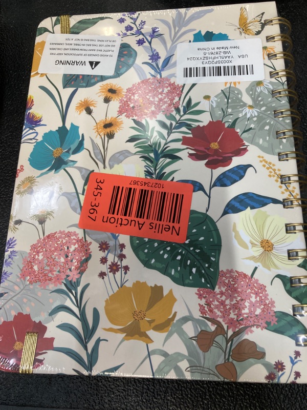 Photo 3 of 2024 Planner - 2024 Planner Weekly and Monthly from Jan. 2024 - Dec. 2024, 6.4" x 8.5", Planner 2024 with 12 Monthly Tabs, Hardcover, Thick Paper, Elastic Closure, Back Pocket, Perfect Organizer