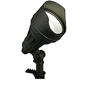 Photo 3 of 17-Watt Millennium Black Adjustable Light Color Outdoor Integrated LED Landscape Flood Light