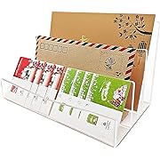 Photo 1 of Rathark Acrylic Desk Organizer, 3 Compartment File Mail Sorter, Multifunctional Desktop Manager for Office Files, Envelopes, Paper, Notebook Storage