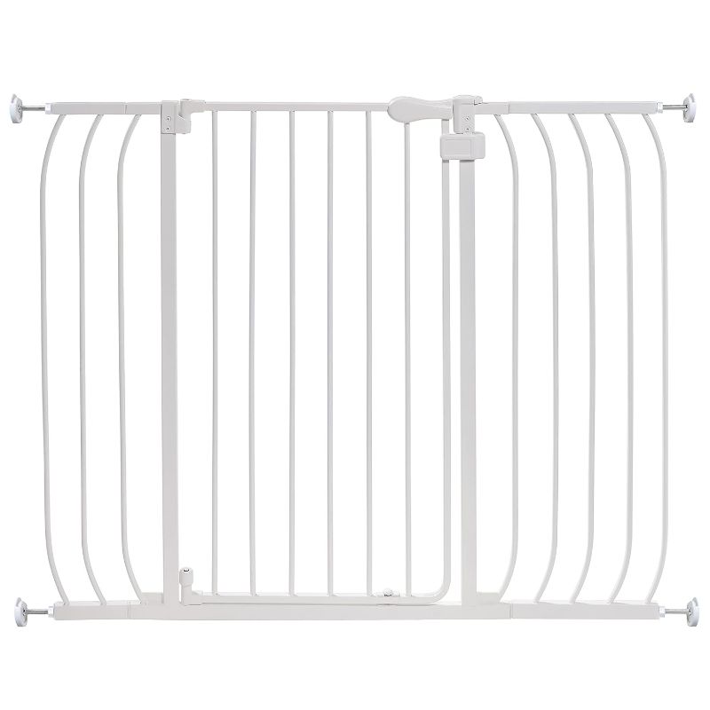 Photo 1 of Summer Multi-Use Extra Tall Walk-Thru Baby Gate, Metal, White Finish – 36” Tall, Fits Openings up to 29” to 48” Wide, Baby and Pet Gate for Doorways and Stairways 36 Inch (Pack of 1) Multi-Use Extra Tall