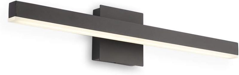 Photo 1 of Joossnwell LED Bathroom Vanity Lighting Fixture Morden Bath Light Bar 23.62" Inch Black Wall Sconce 18W 4000K