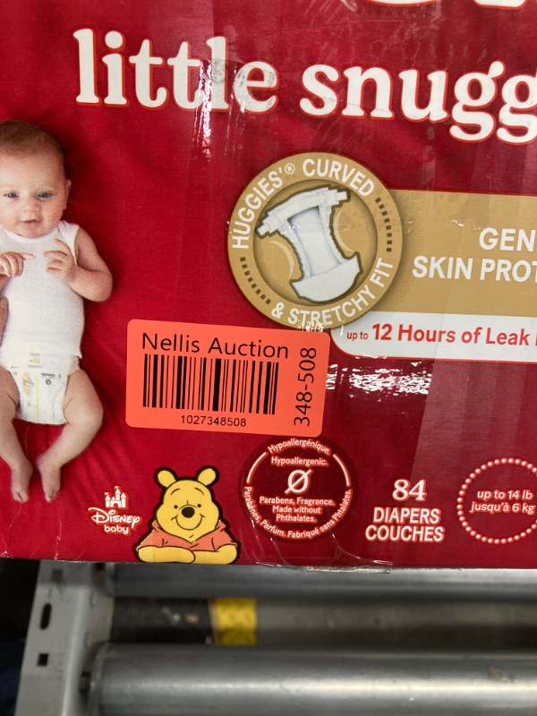Photo 1 of Baby Diapers Size 1 (8-14 lbs), 84ct, Huggies Little Snugglers Newborn Diapers Size 1 (84 Count)