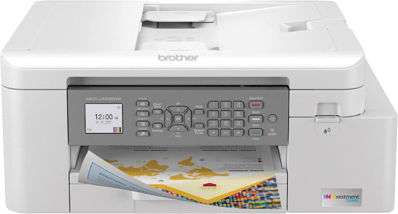 Photo 1 of Brother MFC-J4335DW INKvestment Tank All-in-One Printer with Duplex and Wireless Printing 