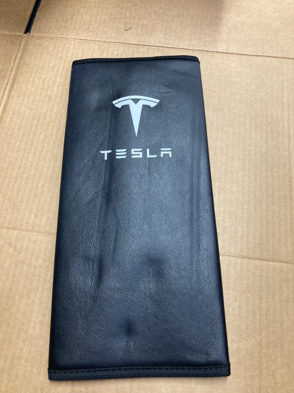 Photo 2 of Areeyils Car Armrest Cover Compatible with Tesla Model 3 Model Y 2017-2023 2024,PU Leather Center Console Protector Pad Automobile Waterproof Armrest Box Mat for Tesla Accessories 2023 2024(Black)