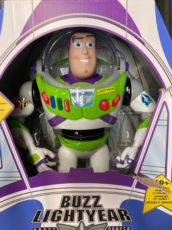 Photo 2 of Disney Toy Story Buzz Lightyear Talking Action Figure
