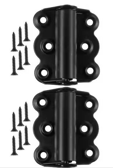 Photo 1 of (3 PACKS) Wright Products Product V221BL Adjustable Door 2-3/4" Self Closing Hinge, 2-3/4-Inch, Black