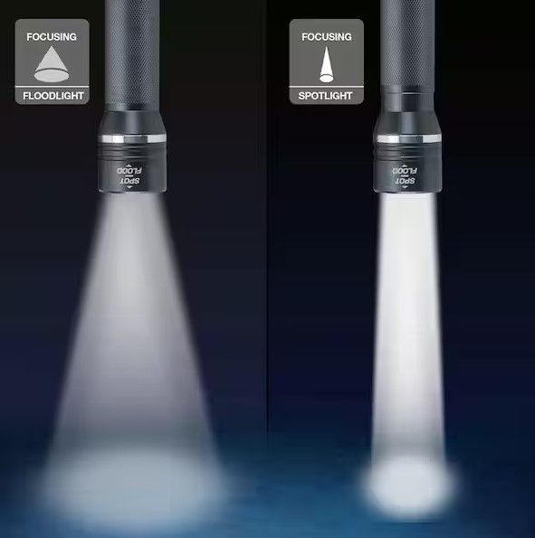 Photo 1 of Defiant
500 Lumens LED Slide-to-Focusing Aluminum Flashlight