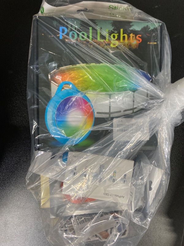 Photo 3 of (BUNDLE) Summer Fun Assorted Pack
-Pool Lights
-Waterproof Phone Pouch
-Airpod Art Skins
-Lights + more