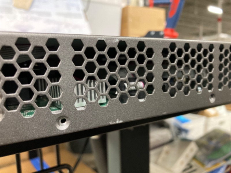 Photo 6 of NETGEAR 28-Port Gigabit Ethernet Smart Managed Pro PoE Switch (GS728TP) - with 24 x PoE+ @ 190W, 4 x 1G SFP, Desktop/Rackmount, and ProSAFE Lifetime Protection