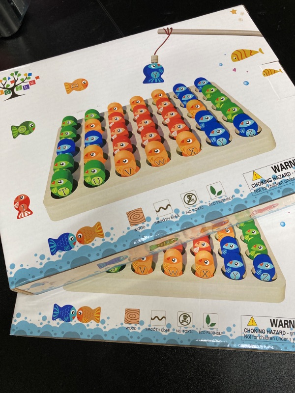 Photo 1 of (2 PACK) Educational Magnetic Fishing Toy for Ages 2+ - Letters, Numbers, STEM Learning