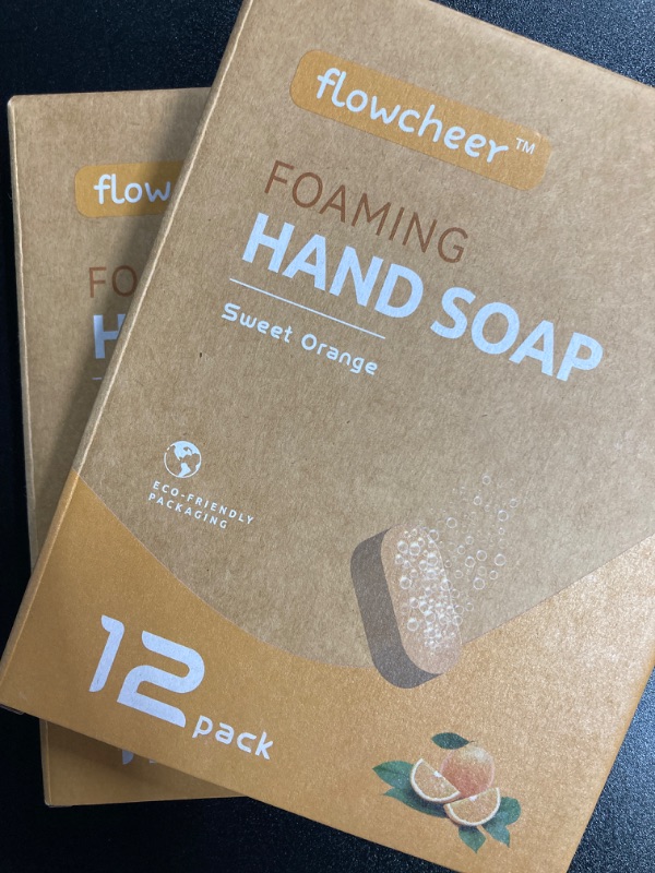 Photo 2 of (2 PACKS of 12) flowcheer Foaming Hand Soap Tablet Refills-12 pack Makes 96 fl oz (12 x 8 fl oz Bottles)-Variety Fragrance Soap Refills Tablets for Using With Foaming Hand Soap Dispenser(Not Included) Only