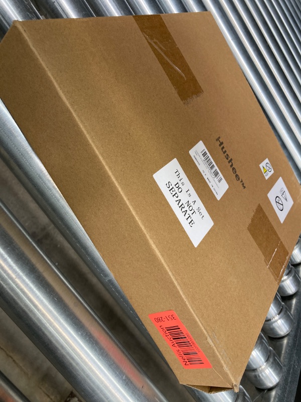 Photo 1 of Hushee 4 Pcs LED Acrylic Cupcake Stands Include 4 Tier Square Cake Stand and 3 Pcs Double Tier Round Cupcake Stands Cake Stand with LED Lights Suitable for Birthday Wedding Party Event Decoration