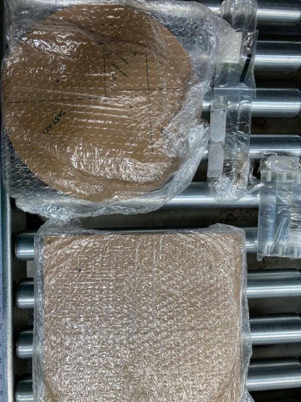 Photo 1 of Hushee 4 Pcs LED Acrylic Cupcake Stands Include 4 Tier Square Cake Stand and 3 Pcs Double Tier Round Cupcake Stands Cake Stand with LED Lights Suitable for Birthday Wedding Party Event Decoration