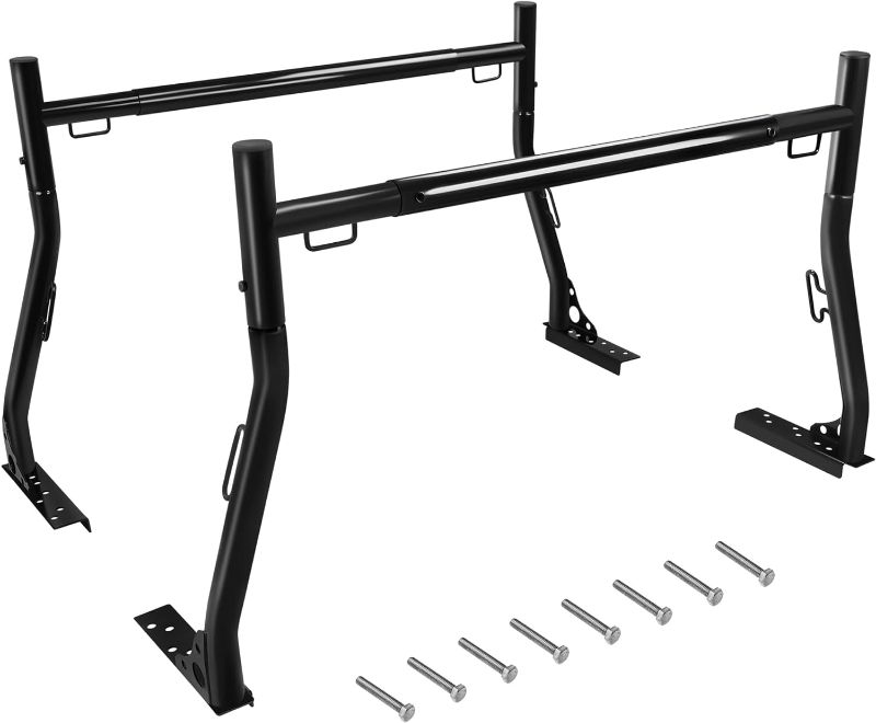 Photo 1 of 
Truck Ladder Racks 800Ibs Capacity Extendable Pick-up Truck Bed Ladder Rack, Universal Heavy Duty Steel, Mounting Bolts Included (No Clamps)