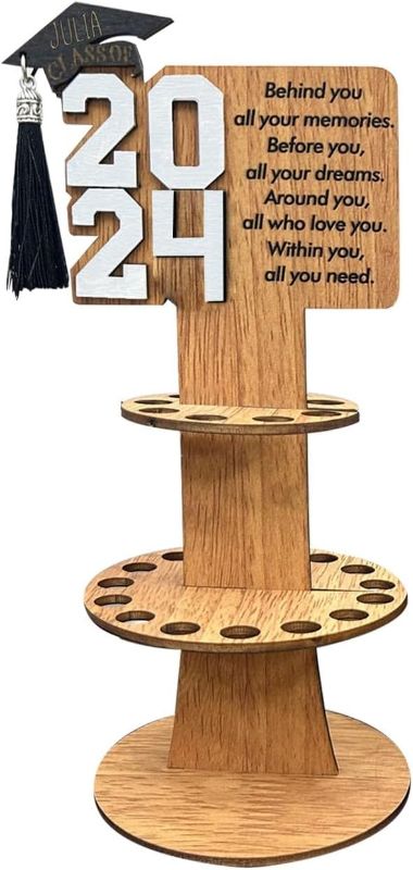 Photo 1 of 2024 New Graduation Gift Money Holder Congratulation Card Holder Money Cake for Graduation Party Graduation Gift Cake Layered Wallet Ornament (Khaki)