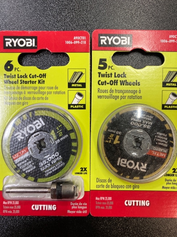 Photo 1 of (RYOBI GRINDER WHEEL BUNDLE)