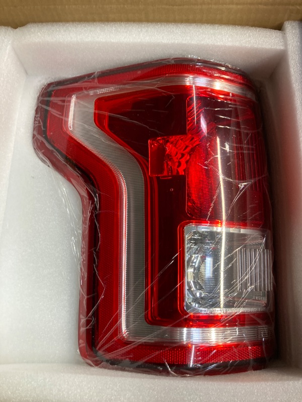 Photo 2 of telpo Left Tail Light Rear Lamp Fit For 2015 2016 2017 15 16 17 2015 Ford F150 Driver Side Chrome Trim - L