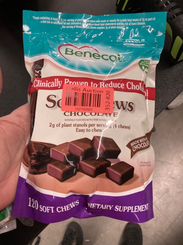 Photo 2 of Benecol® Soft Chews - Made with Clinically 120 Count (Pack of 1), Chocolate