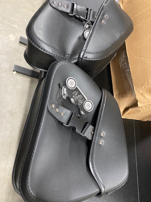 Photo 3 of Black Side Saddle Bags For Harley Touring Electra Street Road Glide King