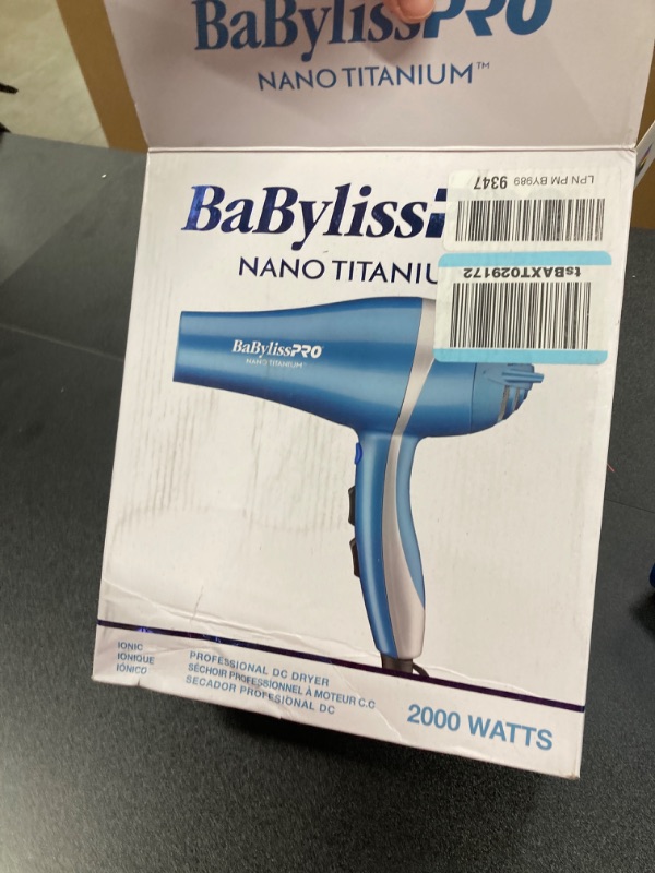 Photo 3 of BaBylissPRO Nano Titanium Hair Dryer