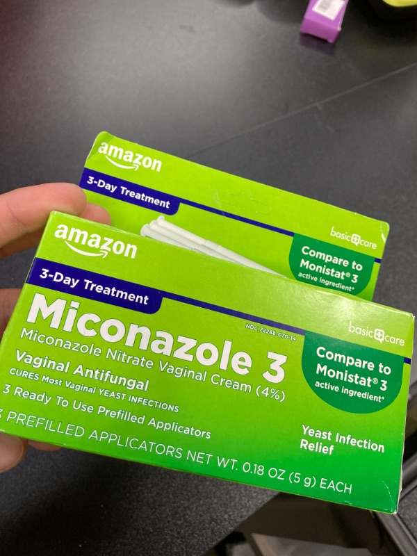 Photo 2 of Basic Care Miconazole 3 Miconazole Nitrate Vaginal Cream (4%) 3-Day Treatment for Vaginal Yeast Infection