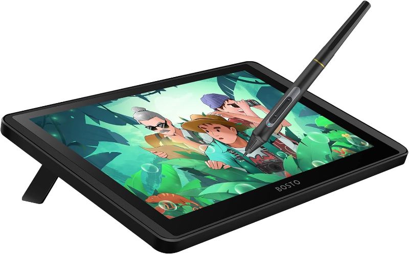 Photo 1 of 12HD-A H-IPS LCD Graphics Drawing Tablet Monitor 11.6 Inch Size 1366x768 Display 8192 Pressure Level Passive Technology with Tilt Function Support Windows OS USB-Powered Low Consumption