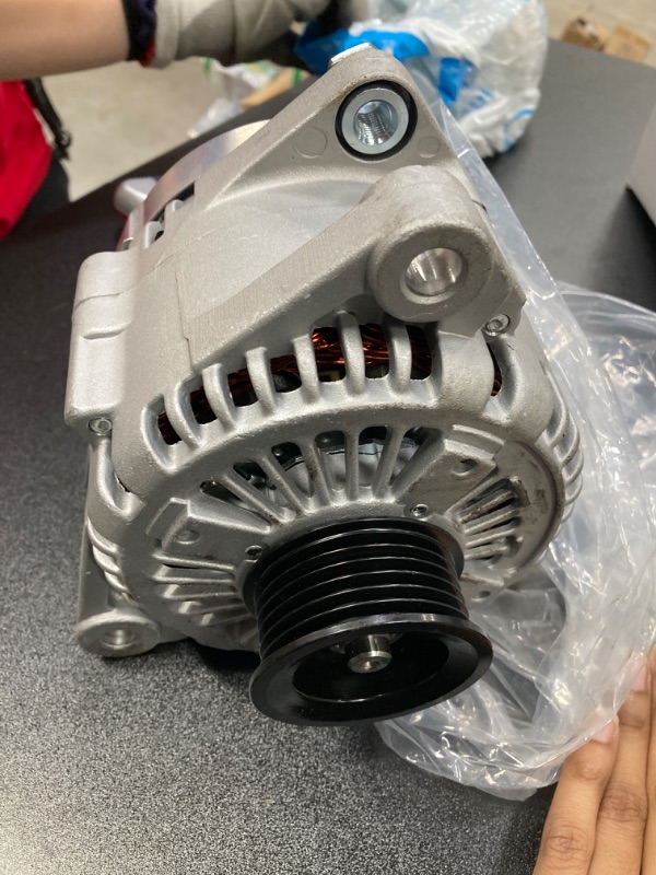 Photo 3 of Alternator Replacement New For 2006-2012 Kia Hyundai 3.3 3.8L,06-11 Azera,06-10 Santa Fe Sonata, 07-10 Entourage Veracruz, 07-09 Kia Sorento, 06-09 Sedona, 10-11 Borrego, V6, 102211-3102 11191N