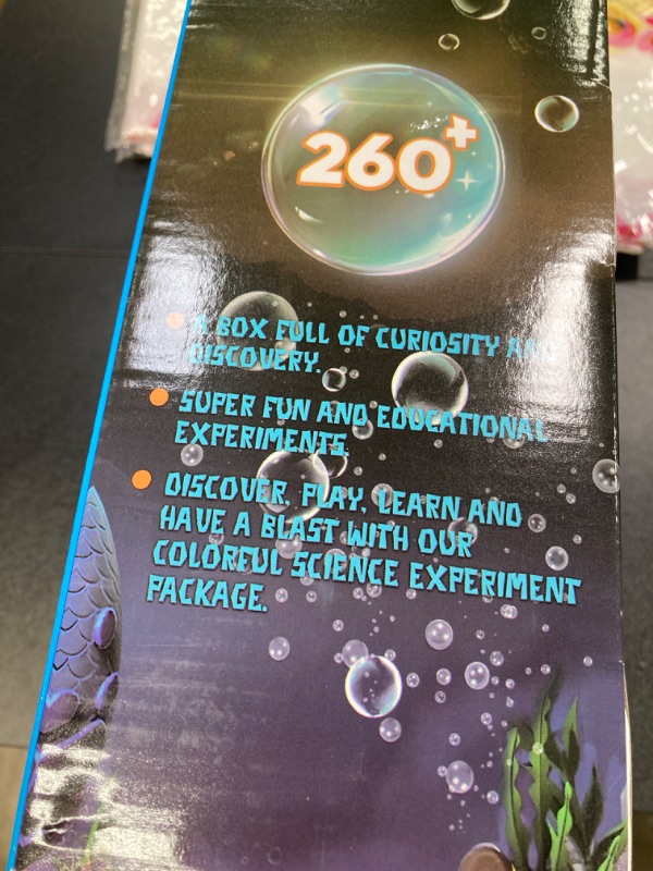 Photo 3 of 260+ Science Experiments - Over 120 pcs Science Kits for Kids Age 5-7-9-12, Boys Girls Pre School Chemistry Set & STEM Learning Educational Toys, Birthday Gifts Christmas Stocking Stuffers for Kids