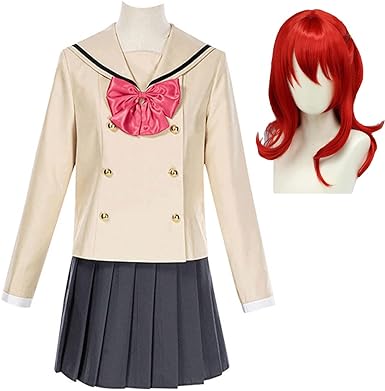 Photo 1 of Anime Bocchi The Rock Cosplay Costume Gotou Hitori School Sailor Uniform Ijichi Nijika Cosplay Outfits For Women Girl