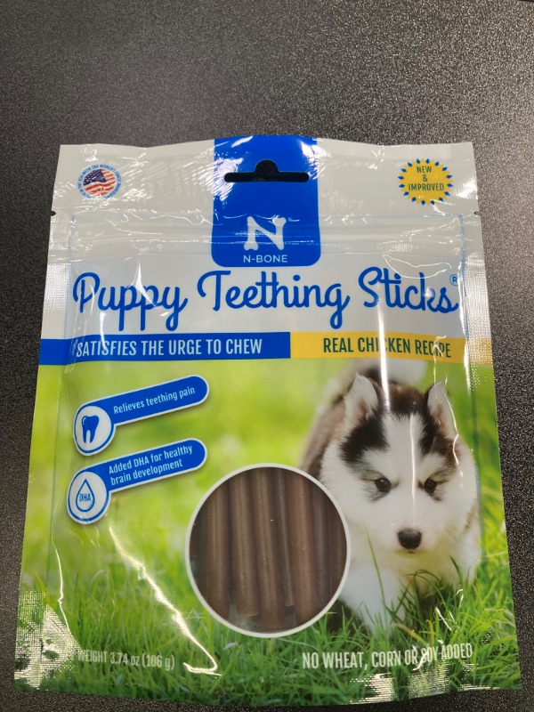 Photo 12 of 6 PACK BUNDLE//NO RETURNS AS IS///N-Bone Puppy Teething Sticks Pumpkin Flavor, 3.74-oz Bag