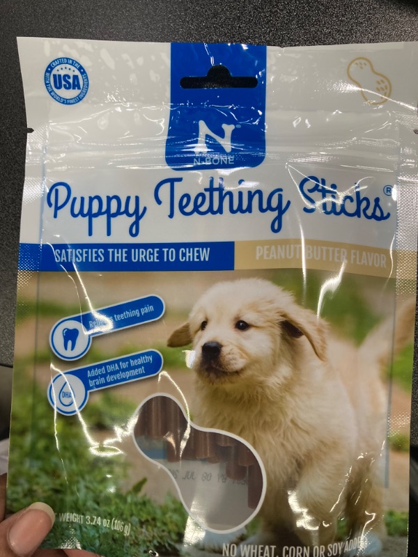 Photo 3 of 6 PACK BUNDLE//NO RETURNS AS IS///N-Bone Puppy Teething Sticks Pumpkin Flavor, 3.74-oz Bag