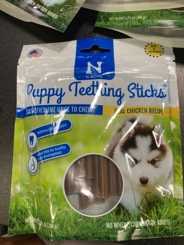 Photo 7 of 6 PACK BUNDLE//NO RETURNS AS IS///N-Bone Puppy Teething Sticks Pumpkin Flavor, 3.74-oz Bag