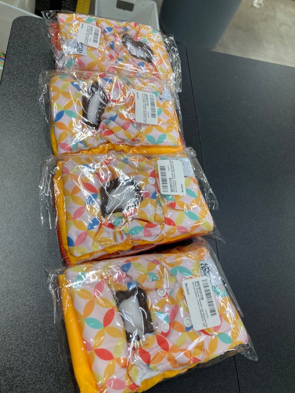 Photo 1 of 4 PACK BUNDLE//Mews Rhapsody Reusable and Washable Dog and Cat Diapers, 3 Pack in Small, Meow Geo Collection MEOWGEO SM