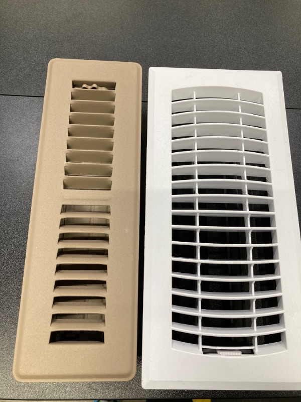 Photo 1 of 2 PACK BUNDLE OF VENT COVERS//2 SIZES//Brown 2 X 12//White 4X12