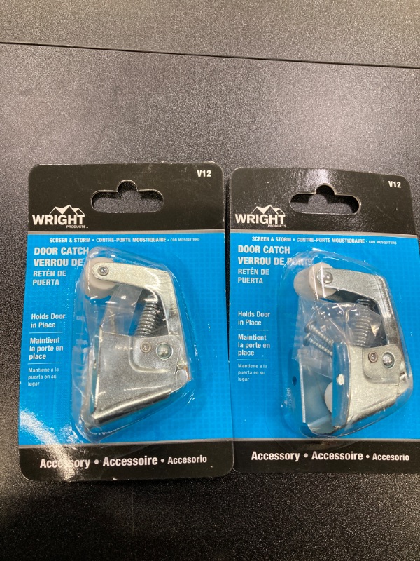 Photo 2 of 2 PACK BUNDLE//Wright Products V12 Door Catch, Zinc Plated