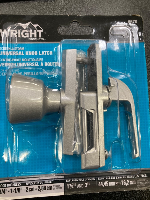 Photo 3 of 3 PACK BUNDLE///Wright Products VK670 Keyed Universal Knob Latch, Aluminum