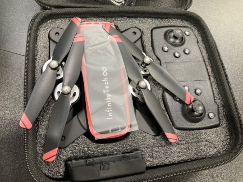 Photo 11 of S8000 Drone with 90° electrically adjustable 4k Camera for Kids and Adults - FPV Live Video Quadcopter equipped with 2 Batteries for up to 40 minutes of flight time - Long range distance up to 300m - 360° flip - Follow me - Auto return - One key take off/