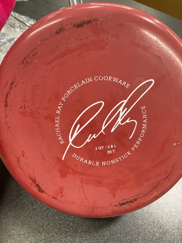Photo 1 of ***SEE PHOTOS AND COMMENTS***Rachael Ray Cucina Nonstick Cookware Pots and Pans Set, 12 Piece, Cranberry Red Cranberry Red Cookware Set***SEE PHOTOS AND COMMENTS***