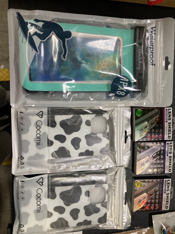 Photo 2 of MISC ELECTRONIC SUPPLY BUNDLE//PHONE CASES AND CAMERA LENS COVERS